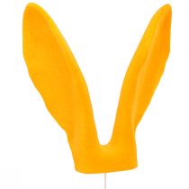 Product Decoration Bunny Ears Gold Yellow Stick Easter Decoration Flocked H56cm