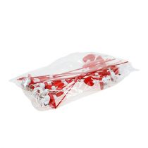 Product Decorative Hearts with Mice on Stick Red 12 Pcs