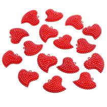 Product Deco heart red 3,5cm 16pcs