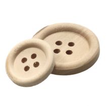 Product Deco buttons natural 1.5cm - 2.5cm 150p