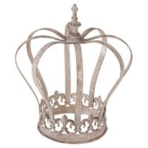Product Decorative Crown Vintage Metal Crown Grey Rust Ø19cm H22cm