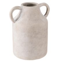 Product Decorative jug planter made of ceramic in beige Ø14.5cm H22cm