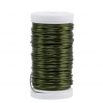 Product Deco Enamelled Wire Olive Green Ø0.50mm 50m 100g