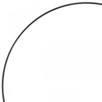 Product Decorative Metal Ring Decorative Ring Scandi Ring Black Ø25.5cm 6 pcs