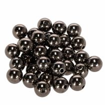 Product Decorative Beads Anthracite Metallic 14mm 35 pcs