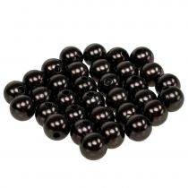 Deco beads brown Ø10mm 115p