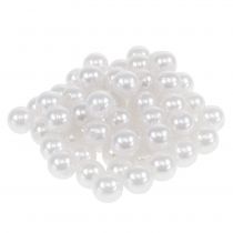Product Deco beads white Ø10mm 115p