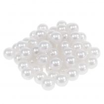 Product Decorative Beads White Ø10mm 115 pcs