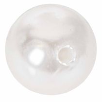 Product Decorative Beads White Ø20mm 12 pcs
