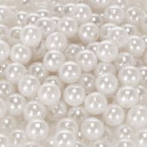 Product Decorative white beads, Ø8mm, 250 pieces