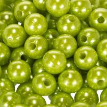 Product Decorative beads Ø10mm green 115 pieces