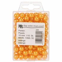 Product Decorative Beads Ø10mm Orange 115 pcs