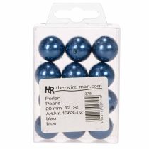 Product Decorative Beads Ø2cm Blue 12 pcs