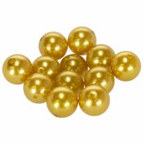 Product Decorative Beads Ø2cm Gold 12 Pcs