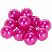 Product Decorative Beads Ø2cm Pink 12 pcs