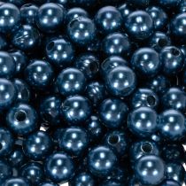 Product Blue Plastic Decorative Beads, 8 mm, 250 Pieces for Home Decor and Jewellery Making