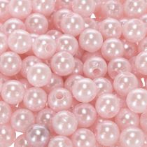 Product Pink Plastic Craft Beads 8 mm, 250 Pieces for Home Decoration