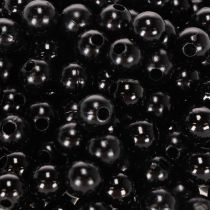 Product Black Plastic Craft Beads, 8 mm, 250 Pieces