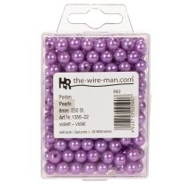 Product Decorative beads Ø8mm Violet 250 pcs