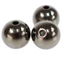 Product Decorative beads anthracite metallic 14mm 35p