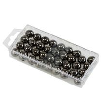 Product Decorative Beads Anthracite Metallic 14mm 35 pcs