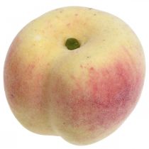 Deco peach artificial fruit Ø7.5cm