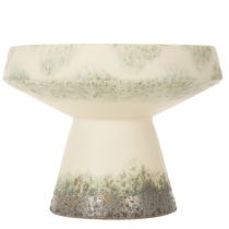 Product Decorative bowl ceramic bowl cream grey green Ø20cm H16cm