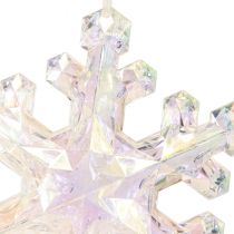 Product Decoration Snowflakes Winter Decoration Iridescent Ø14–15cm 2pcs