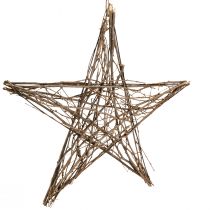 Product Decorative star made of branches Christmas star for hanging 60cm