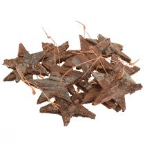 Product Decoration Stars Pine Natural Christmas Tree Decoration Pine Stars 6cm 12 pcs