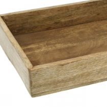 Product Decorative tray wooden tray rectangular arrangement underlay 32×22cm