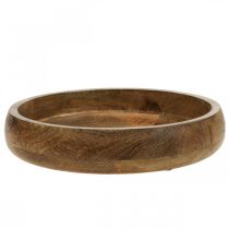 Product Deco bowl wood mango wood wooden bowl wooden plate Ø30cm