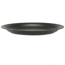 Product Decorative plate metal bowl decorative plate anthracite Ø26cm 5pcs