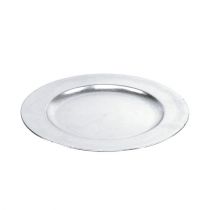 Decorative plate silver Ø28cm