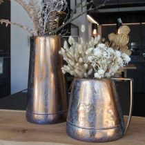 Product Decorative vase copper colored decorative jug vintage decorative W21cm H36cm