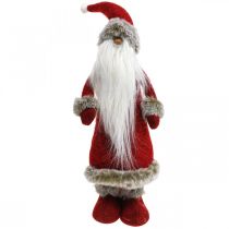 Product Decoration Santa Claus standing Decoration figure Santa Claus Red H41cm