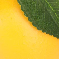 Product Decorative artificial lemons 2 lemons on a branch 16cm 3pcs