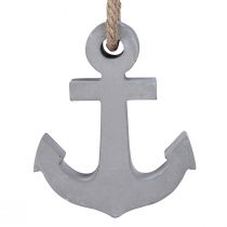 Product Decorative anchor concrete maritime gray white 11.5cmx14cm 2pcs