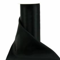 Product Satin ribbon table band black 200mm 10m