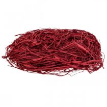 Product Decorative raffia for handicrafts Natural raffia red 200g