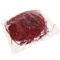 Product Decorative Bast for Crafting Natural Bast Raffia Red 200g
