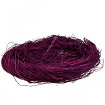 Product Decorative raffia for handicrafts Natural raffia raffia violet 300g