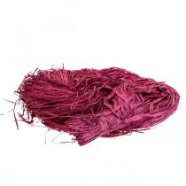 Product Decorative bast for handicrafts Natural bast raffia mallow 300g