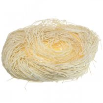 Decorative bast for handicrafts Raffia bast natural bast bleached 200g