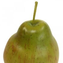 Deco pear green red, deco fruit, food dummy 11cm