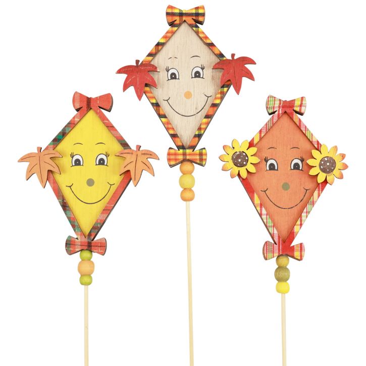 Product Decoration Dragon Autumn Wooden Plug Autumn Decoration Wood 33.5cm 6 Pcs