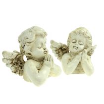 Product Decorative angel praying cream 9cm 8 pcs