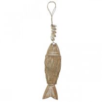 Product Deco fish, wooden fish Deco, fish pendant wood 21cm