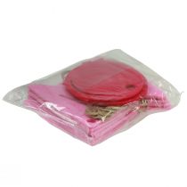 Product Decorative birthday pennant chain garland made of felt pink 300cm