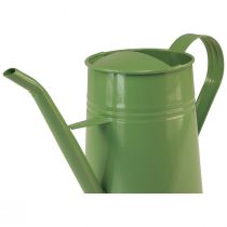 Product Vintage metal indoor watering can, mint green, 1.7L; decorative vase, retro design, H23cm